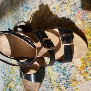 Dansko wedge leather sandal size 38